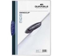 Durable swingclip chemise de classement à clip cristal bleu foncé 226007 G