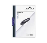 Durable Swingclip Protège Documents Polypropylène (Pp) Bleu Foncé