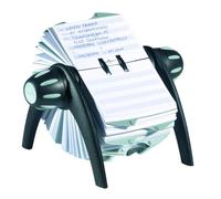 Durable Télindex Fichier rotatif Noir pour fiche contact 25 onglets alphabétique