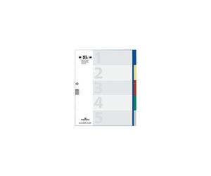 Durable Trieur En Plasique, A4, Pp, 20 Positions, Blanco