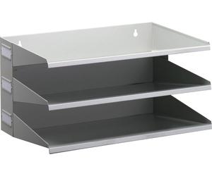 DURABLE Trieur horizontal 3 compartiments A4, Gris, 335910