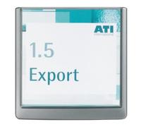 Durable Tür-/Infoschild l.149xH148,5mm fenêtre Plexiglas dos en ABS graphite DURABLE Quantité:1