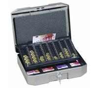 Durable €Uroboxx Caisse Enregistreuse Métal Gris