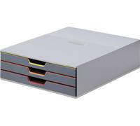 Durable VARICOLOR 3 - 7603 760327 Caisson à tiroirs gris DIN A4, DIN C4, folio, lettre Nombre de tiroirs: 3