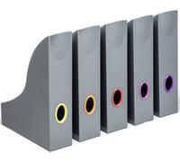 Durable VARICOLOR® 770657 Porte-revues DIN A4 gris, multicolore 5 pc(s)