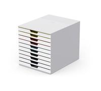 Durable Varicolor Mix 10 Boîte À Archives Plastique Multicolore, Blanc