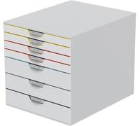 Durable VARICOLOR MIX 7 - 7627 762727 Caisson à tiroirs gris DIN A4, DIN C4 Nombre de tiroirs: 7