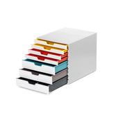 DURABLE – Module de classement VARICOLOR MIX 7 – 7 tiroirs – A4 – Multicolore