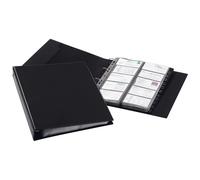 Durable VISIFIX ECONOMY, porte-cartes, 400 compartiments, 12 parties, pré-imprimé : A-Z, avec index alphabétique, noir