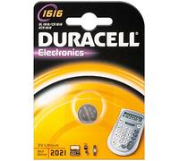 Duracell-1616 batterie non (-Batterie rechargeable Lithium 3 V Button % 2Fcoin 1,6 cm 1,6 cm 2 mm Acier inoxydable-) - lot de 10