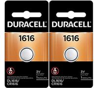 Duracell 1616 DL1616 CR1616 CR1616 DL1616 DL1616B2PK Pile bouton pour montre 3,0 V Lithium, 2 pièces (lot de 1)