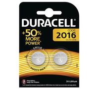 Duracell 2 piles boutons lithium CR2016 3V