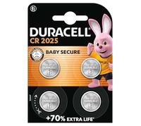 Duracell CR2025 Pile bouton au lithium 3V, Batterie