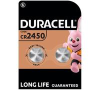 Pile bouton lithium Duracell spéciale 2450 3 V, lot de 2 (CR2450)