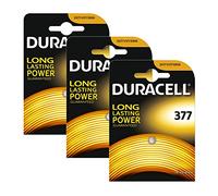 Duracell 377 SR626SW SB-AW AG4 Lot de 3 Piles oxyde d'argent pour Montre 1,55 V
