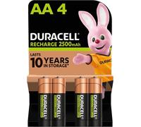 Duracell 4 accumulateurs AA NiMH - 2500 mAh