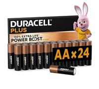 DURACELL AA Plus Piles Alcalines (Lot de 24) 1.5V, LR06 | Durent jusqu’à 150% plus longtemps - Actifs POWER BOOST - Manettes De Jeu, Appareils Photo - 100% Recyclable