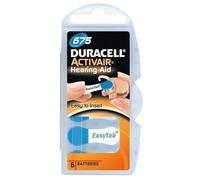 Duracell Activair 675 / bleu pour toutes les aides auditives avec le type de batterie 675 6 piece