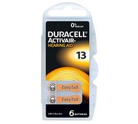 Duracell Activair Lot de 5 paquets de 6 piles pour appareil auditif taille 13