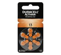 Duracell Activair Size 13 P13 Piles pour appareils auditifs (60 piles)