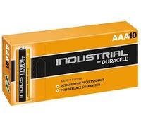 Duracell Batteries AAA Industrial 1.5V noir / marron 10 pièces
