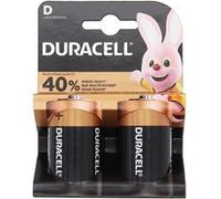 Duracell Piles alcalines D LR20 Basic MN1300 1,5V Blister de 2