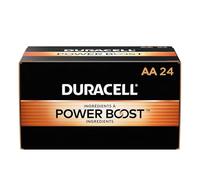 Duracell Coppertop Alkaline Batteries, AA, 24/Box
