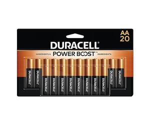 DURACELL Coppertop Durmn1500b20z Lot de 20 Piles alcalines avec Technologie Duralock Power Preserve AA