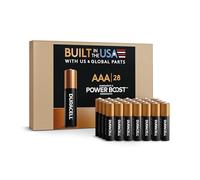 Duracell Coppertop Lot de 28 écouteurs Intra-Auriculaires avec Piles AAA, Piles Triple A, ingrédients de Puissance alcalines Longue durée