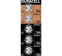 Duracell Pile bouton CR2016 Lithium 3 V 90 mAh - 5 pièces