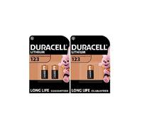 Duracell Piles 123 – 1 blister de 2 piles + 1 ampoule de 1 batterie (CR123/CR123A/CR17345)