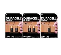 Duracell CR123, CR123A, Pile Lithium 3V - 5 Piles