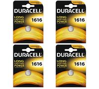 Duracell CR1616 Lot de 4 piles bouton Lithium 3 V