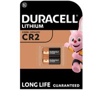 DURACELL CR2 Lot de 2 piles au lithium haute puissance 3 V CR15H270, puissance longue durée, pour détecteurs de mouvement des systèmes d’alarme / thermomètres numériques /lampes Led / appareils électr