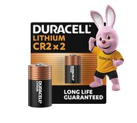 Pile lithium Duracell CR2, lot de 2