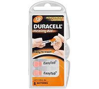 Duracell DA13 Pack de 6 Piles auditives 1.4V Orange