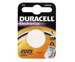 Duracell DL2025 Lithium Pile Bouton Électronique, 2025, 1er sous Blister, 3V