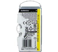 Duracell Easy Tab Pile auditive DA10 Geel Accessoire(S) 6 pc(s)