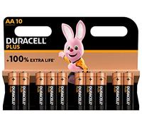 Duracell Piles alcalines AA Plus Power LR6 (MN1500) 1,5 V - Lot de 10