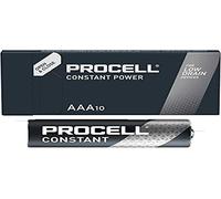 Duracell Lot de 10 Piles alcalines, Micro, AAA, LR03, 1,5 V Procell Constant, boîte de Vente au détail, Multicolore, 5000394149199