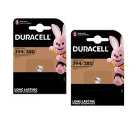 DURACELL Lot de 2 Blisters de 1 Pile oxyde argent pour montres "Watch" 394/380 SR 45
