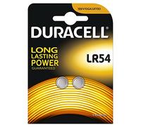 DURACELL Lot de 2 Lots de 2 Piles Bouton alcaline Electronics sous Blister LR54 1,5 Volt
