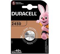 DURACELL Lot de 2 Piles Bouton Lithium Electronics, CR2450, 3 Volt
