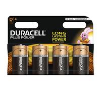 Duracell 4 piles LR20 type D 1,5V