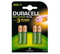 Batterie Rechargeable HR3/AA 750 mAh - 4 pcs. Duracell