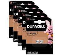 DURACELL Lot de 5 Blisters 2 piles bouton oxyde argent "Electronics" 357/303/SR44