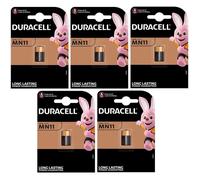 DURACELL Lot de 5 Blisters de 1 pile alcaline Sécurity MN 11 6V