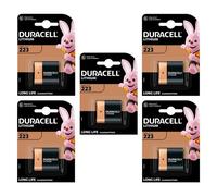 DURACELL Lot de 5 Piles photo Lithium Ultra DL 223 A