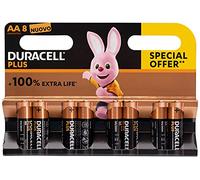 Duracell Piles alcalines Plus AA – Lot de 8