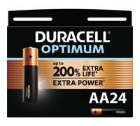 Duracell Optimum piles alcalines AA - pack de 24